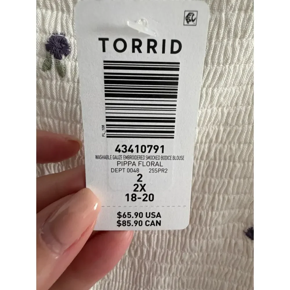 NWT Torrid blouse - Picture 6 of 6